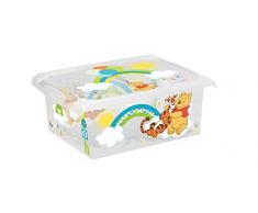 Contenitore con Coperchio keeeper Winnie, 39 x 29 x 14 cm, 10 L, Filip, Trasparente