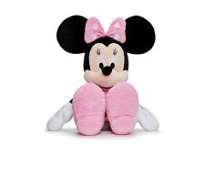 Simba - Disney Peluche Minnie, 6315874871, con abito rosa, cm 80,+ 0 mesi