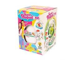 Giochi Preziosi- Pasqualone Contenitore a Forma di Uovo, Ricco di Sorprese Me Contro Te, con Eco Guscio Proveniente da Risorse Rinnovabili, per Bambine dai 3 Anni, Multicolore, P0001000