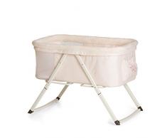 Hauck/Dreamer/lettino cosleeping/culla/lettino da viaggio/lettino aggiuntivo/con materasso e tasca giocattoli/funzione dondolo/pieghevole, zoo (beige)