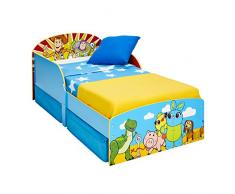 Toy Story 4-Lettino per Bambini con Contenitore sottoletto, Doppio