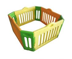 Baby Vivo Piccolo Box per Bambini Sicurezza Barriera Pieghevole Recinto Plastica Pacchetto principale Estensibile Quadrangolare - Modello 2017