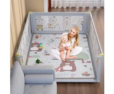 HQYXGS Box per Bambini,Griglia di Protezione Traspirante,Robusto Centro attività per Interni ed Esterni, Centro Giochi Recinzione Multifunzione per Bambini,180x200