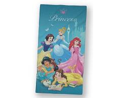 Disney Principesse Telo Mare o Piscina In Spugna | 100% Cotone