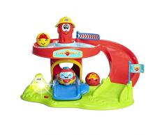 Chicco Rolling Spinner, Electronic Activity Center, Fire Park con Mini Veicoli e Palle, Scivolo Elettronico, Luci e Suoni, Giocattoli Bambini 1 Anno - 4 Anni