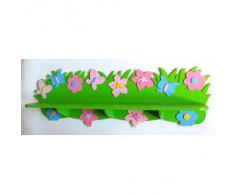 Stupenda mensola in legno cameretta bambini 90x26cm. Ottima qualita