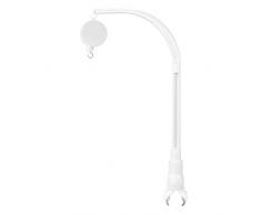 Afunta - Supporto per appendere alla culla una giostrina, con carillon, lungo 58 cm, regolabile, per decorazione giocattolo fai da te, set di dadi a vite