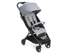 Chicco We Passeggino Leggero E Compatto Da 0 Mesi A 22 Kg, Passeggino Reclinabile, Chiusura Facile Con Una Mano, Capotte Parasole E Parapioggia, Grigio