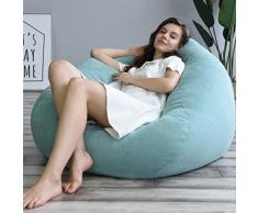JYMYGS Pouf Poltrona Sacco Gigante Bag, Copertura for Poltrona A Sacco (nessun Riempitivo), Pouf portaoggetti per Bambini e Adulti, Impermeabile, per Interni ed Esterni, Tessuto Morbido Lavabile