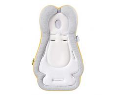 Babymoov Cosymorpho - Riduttore Morfologico Universale per Neonati, Dalla nascita ai 6 mesi, Per qualsiasi lettino, culla, navicella o seggiolino auto gruppo 0+, Grigio (Fresh Smokey)