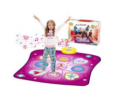 Tappetino da Ballo per Bambini,Tappetini da ballo Bambina Giocattolo Tappeto Musicale da ballo con 9 Demo,Modalità Piano,Volume Regolabile,Regali Compleanno per Ragazzi Ragazze 3 4 5 6+