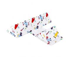 QianShouYan Cuscino per bebè morbido e confortevole cuscino a cuneo latte antisputo Antiribaltamento Rimovibile Fodera lavabile per bambini da 0 a 12 mesi