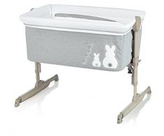Brevi 855-501 Nanna Oh Culla Fianco Letto con Funzione Dondolo, Bianconiglio