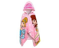 Disney Bambini Principessa Asciugamano Con Cappuccio 100% Cotone Ragazze Poncho Grande Telo Da Bagno Per Bambini Spiaggia Piscina Avvolgere Caldo Nuoto Cambiare Coprire Up