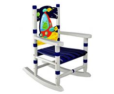 Fantasy Fields Sedia a Dondolo Legno cameretta Bambini Outer Space TD-12221B