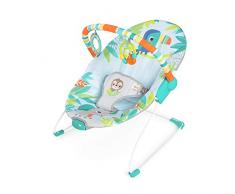 Bright Starts Sdraietta Rainforest Vibes, Vibrazioni Rilassanti, Arco Giochi, 0+ Mesi - 2.12 kg