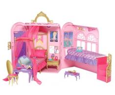 Mattel V6823 - Barbie Principessa, Camera da letto e bagno