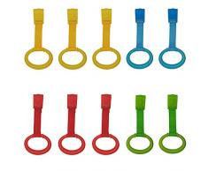 10PCS Anelli Lettino, Anelli Box Bambini, Culla e Lettino Aiuta il Bambino a Imparare a Stare in Piedi(Taglia grande)