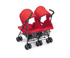 CAM Il mondo del bambino art.850/24 Passeggino Twin Flip, Rosso