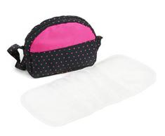 Bayer CHIC 2000 853 12 – Borsa fasciatoio, Dots, Blu/Rosa