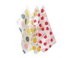 Asciugamani Neonato ,Asciugamani Bagno ,Bambini Asciugamano, 3 PC Assorbente per Bambini Cotone Naturale Asciugamano Bebè