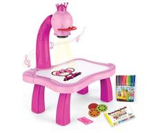 Tellaboull for Tavolo da Gioco per Bambini con proiettore Intelligente Tavolo da Disegno per Bambini con Tavolo da Disegno per Bambini