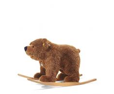 Steiff 048920 - Urs LOrso a Dondolo Peluche, 70 cm, Bruno/Marrone