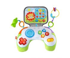 Fisher-Price - Cuscino Baby Gamer Giocattolo Sensoriale per Giocare Distesi sul Pancino, Giocattolo per Bambini 0+ Mesi, HGB89