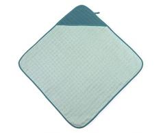 MAKIAN Mussola Accappatoio Bambina, OekoTex Standard 100 Test, Asciugamano con Cappuccio per Bambini Cotone da Bagno Neonati - (Verde)
