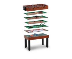 Garlando Games Tavolo Multi 12 Giochi in Uno ciliegio