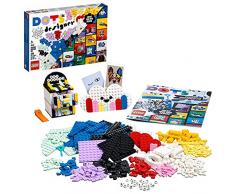 LEGO DOTS Designer Box Creativa, Kit Creativi Fai da Te per Bambini con Tante Tessere Colorate, Set Decorazioni per la Cameretta, 41938