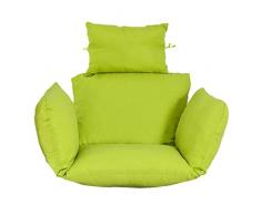 LvSenLin Cuscini per sedie a Dondolo a Forma di Uovo sospesi Cuscini per dondoli per Esterni con Schienale a Nido dApe Cuscini per altalene per Esterni con Nido Spesso