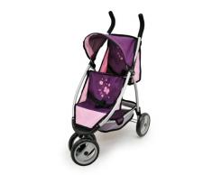Bayer Design 39757 - Passeggino sportivo per bambole Twin-Jogger farfalla