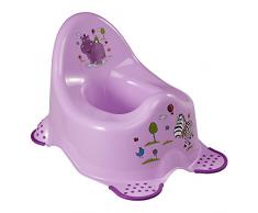OKT Kids 1864850901200 Vasino da notte Deluxe Hippo, Lilla, Viola (flieder)