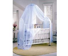 Butterme Dome Letto a Baldacchino del Reticolato Principessa Zanzariera per Neonati e Adulti (Blu)