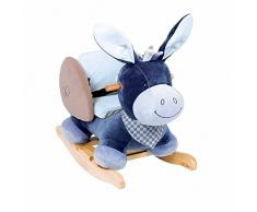 Nattou Dondolo per bambini Alex LAsinello, 10-36 mesi, 62 x 32 x 52 cm, Blu, 321273