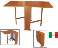 TAVOLO SUSANNA PIEGHEVOLE FORMICA CILIEGIO CM.75X140