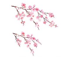 DECOWALL DWL-1903 Acquerelli di ciliegio Adesivi da Parete Decorazioni Stickers Murali Soggiorno Asilo Nido Camera Letto per Bambini decalcomanie