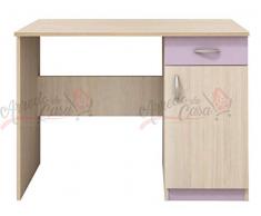 Scrivania Cameretta SCG1 1 Anta 1 Cassetto (rovere sabbia/viola)