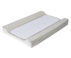 Funny Baby talpe – Materasso per fasciatoio bebé, 48 x 70 cm, colore: bianco