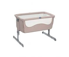 Chicco Next2Me Culla Neonato Fianco Letto per Cosleeping - Lettino Neonati con Materasso, Spondina Abbattibile, 6 Altezze, 2 Ruote e Borsa da Viaggio - 0-6 Mesi, 9 Kg, Beige