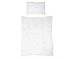 Roba Biancheria da letto in 100% morbido jersey di cotone, lenzuola per bambiniSternenzauber, Set composto da copripiumino 100 x 135 cm e federa 40 x 60 cm, per lettino e lettino