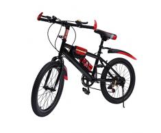 DDZcozy Bicicletta per bambini per ragazzi e ragazze 20 pollici, mountain bike, mountain bike, 6 marce, in acciaio al carbonio, per bambini