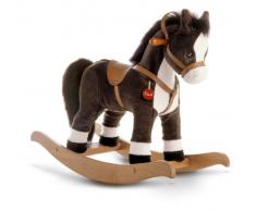 Trudi 29708, Giochi in legno, Cavallo a dondolo, colore: Marrone