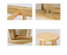 LSX Sgabelli Step Sgabello Alto Sgabello da Bar Elegante seggiolone Minimalista Sgabello con gradini in Quercia Sgabello Alto Panca in Legno Sedia da Bar Portatile Accesso Tramite scaletta