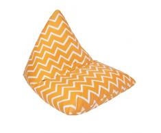 Ready Steady Bed Pouf per bambini a forma di piramide per bambini, comodi mobili per bambini, morbido e sicuro per bambini (zigzag)