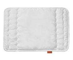 sleepling 196280 cuscino piatto per neonati e bambini | Prodotto in UE | Lavabile 60 gradi | Certificato Ökotex | Anallergico | 100% microfibra 40 x 60 cm, bianco