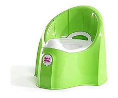 OKBABY Pasha - Vasino per Bambini con Seduta Anatomica e Schienale Rialzato - Verde