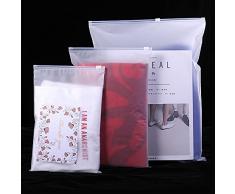 HautStore Busta Organizer in Plastica Impermeabile, 30pcs 3 taglie Sacchetti Trasparenti Zip Borsa Viaggio Adatto per Vestiti per Bambini, Biancheria Intima, Scarpe, Beauty Box, Ecc