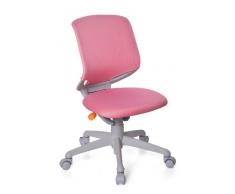 hjh OFFICE Kid Move Grey Sedia da Ufficio per Bambini, Girevole, 100 % Poliestere, Rosa/Grigio